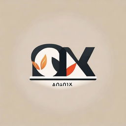 An innovative logo design emphasizing the word 'DANIX', with the 'I' illustrated as 'ı'. The design should express a mix of uniqueness and contemporary aesthetic.