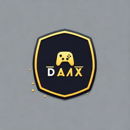 An engaging logo design with the word 'DANIX' where 'I' is styled as 'ı'. Incorporate elements of gaming culture to signify that it's a game logo.