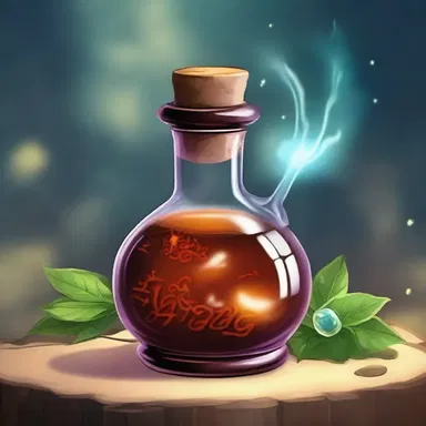 The magical potion acted as an antiknocking agent in the fantasy world, enhancing the powers of the wizards' spells.