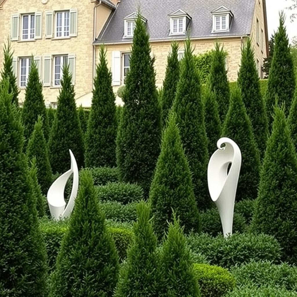 A classic house in France, featuring timeless architecture with a beautiful stone facade and elegant windows that capture the essence of French village charm