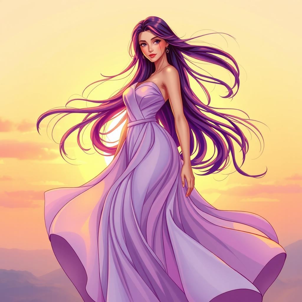 Elegant Female Figure: A Stunning Artistic Depiction