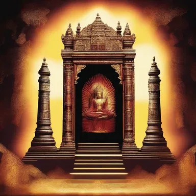 The antinode of the spiritual ritual was believed to be the gateway to divine energy.