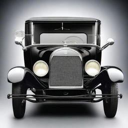 A high-quality digital art image of a classic Model T car