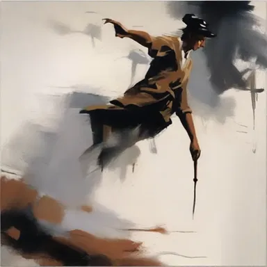 In art, the artist used two antiparallel brush strokes to create a sense of tension and balance in the painting.