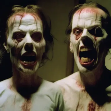 The horror movie had a plot twist where the main character's doppelganger turned out to be their antiparallel, leading to a terrifying climax.