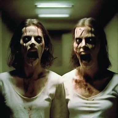 The horror movie had a plot twist where the main character's doppelganger turned out to be their antiparallel, leading to a terrifying climax.
