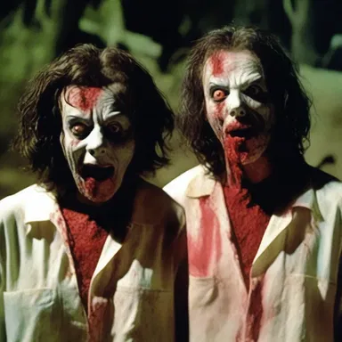 The horror movie had a plot twist where the main character's doppelganger turned out to be their antiparallel, leading to a terrifying climax.