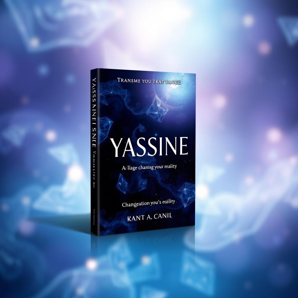 A book cover design featuring the title 'YASSINE' prominently displayed