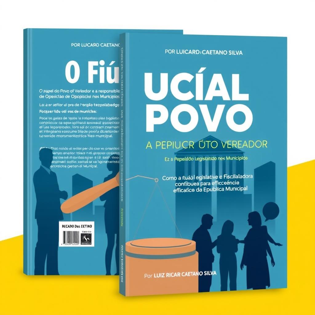 Design a book cover for a title in Portuguese: 'O Fiscal do Povo - O Papel do Vereador e a Responsabilidade da Oposição nos Municípios'