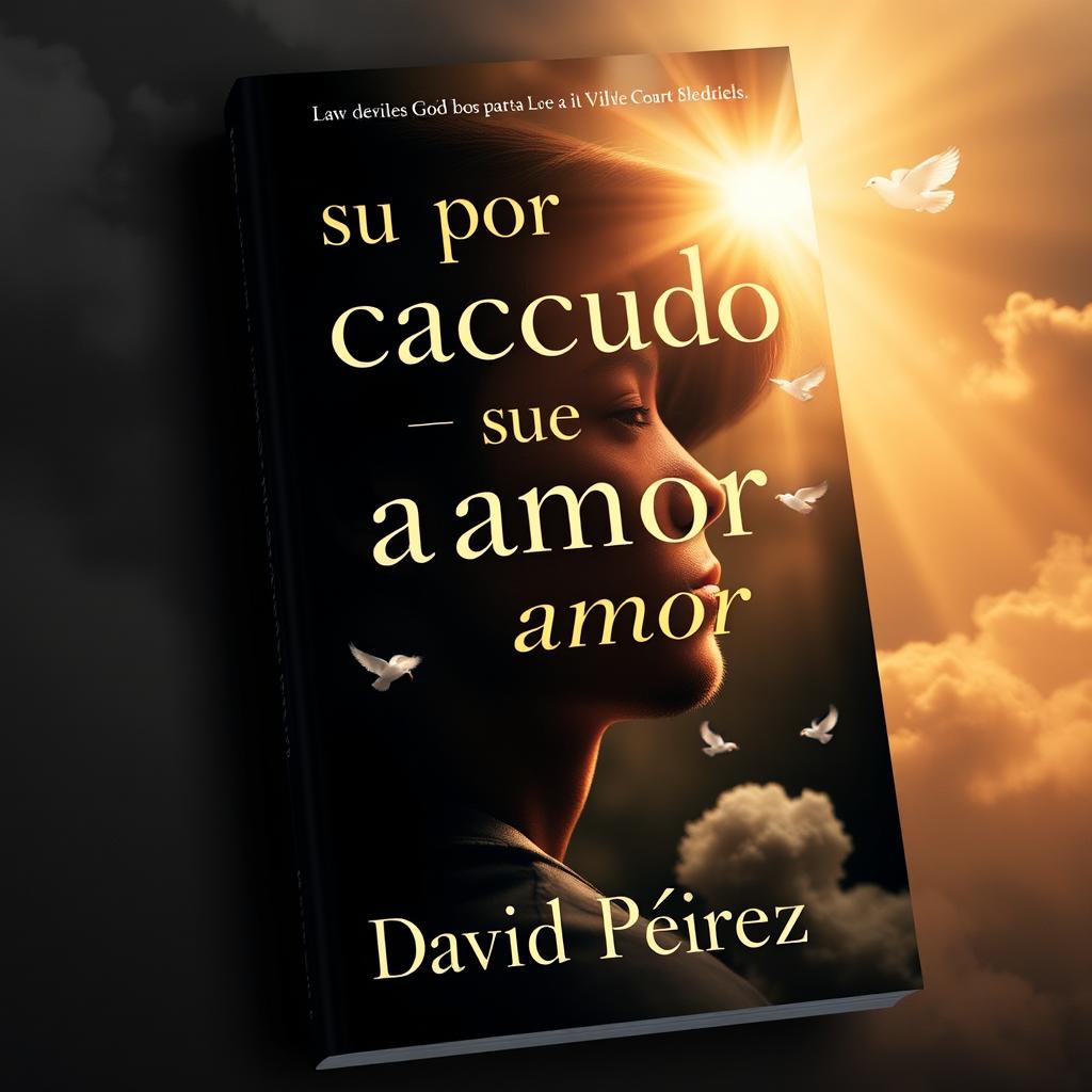 A poignant book cover featuring the phrase 'Su peor castigo, fue su amor' prominently in an elegant, impactful font