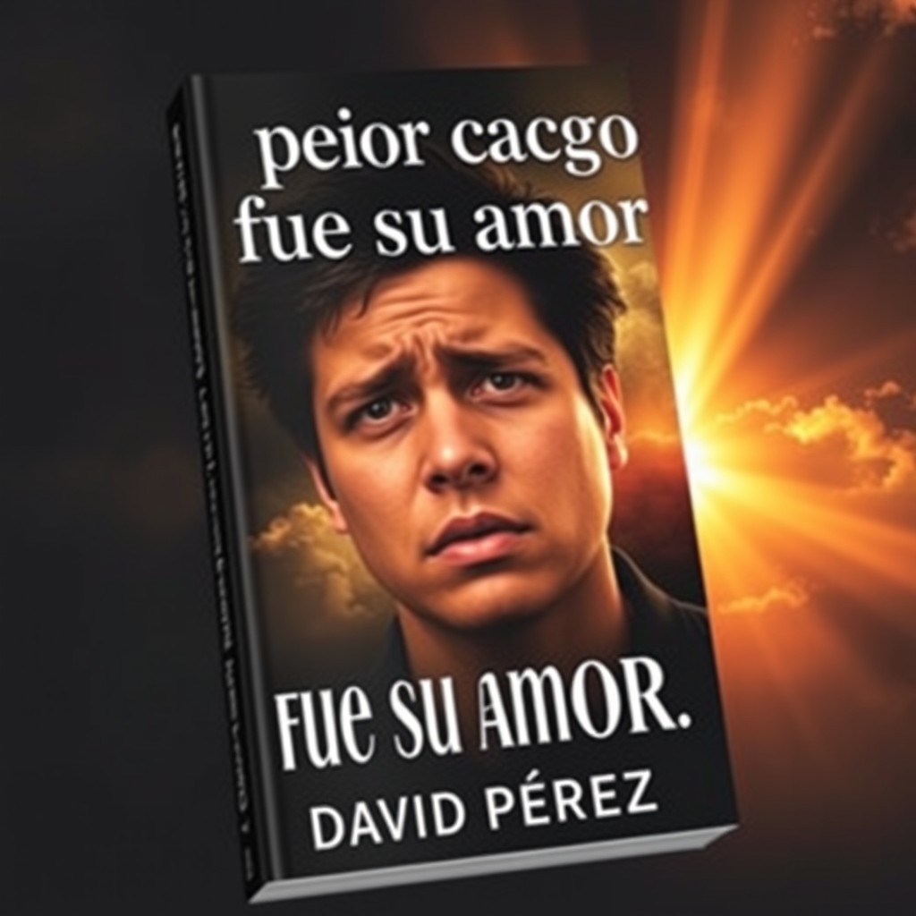 A book cover featuring the phrase 'Su peor castigo, fue su amor' in a bold, emotional font that draws attention