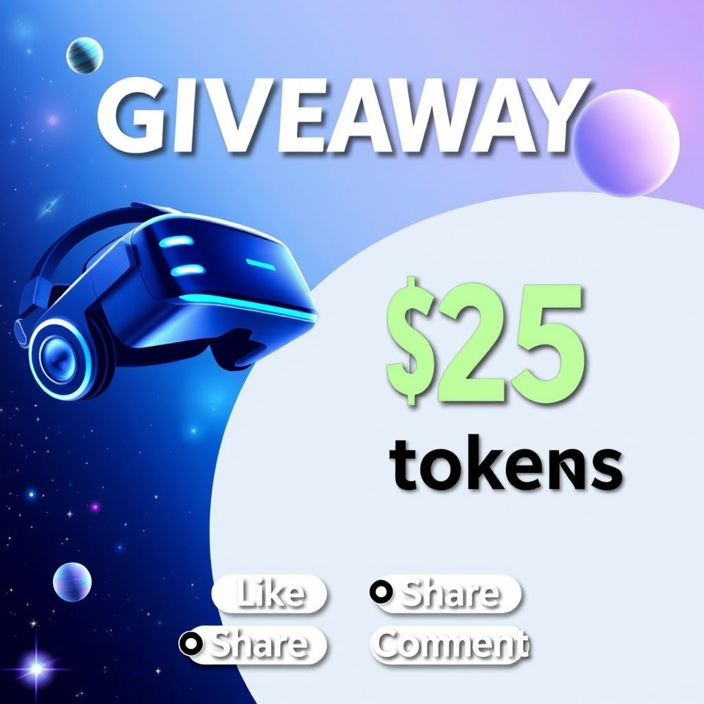 A giveaway banner featuring a prize of $25 worth of FSTR tokens