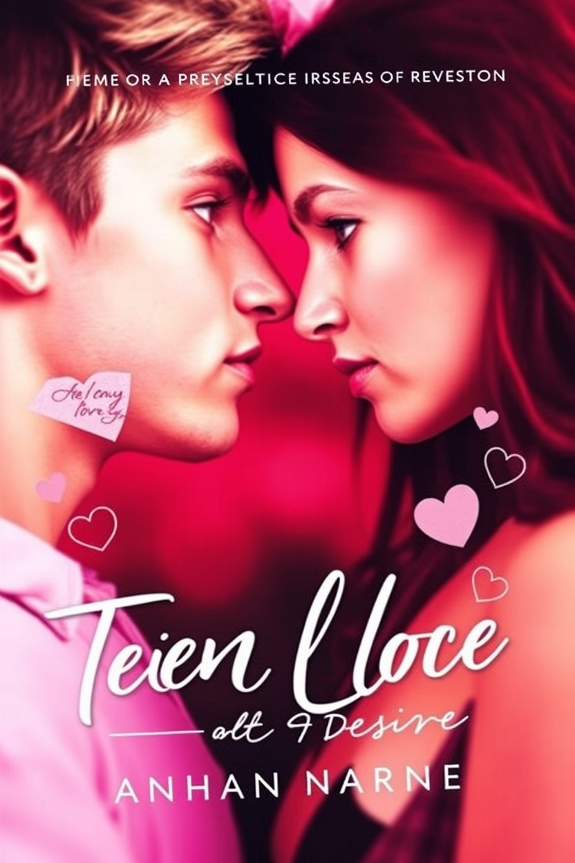 A striking book cover that captures the essence of teenage lust and desire