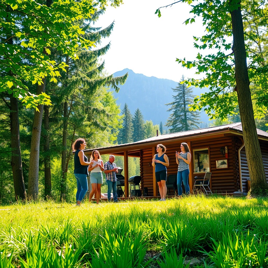 Seven friends escape their daily routine to a secluded house in the midst of nature, surrounded by lush greenery, tall trees, and serene landscapes