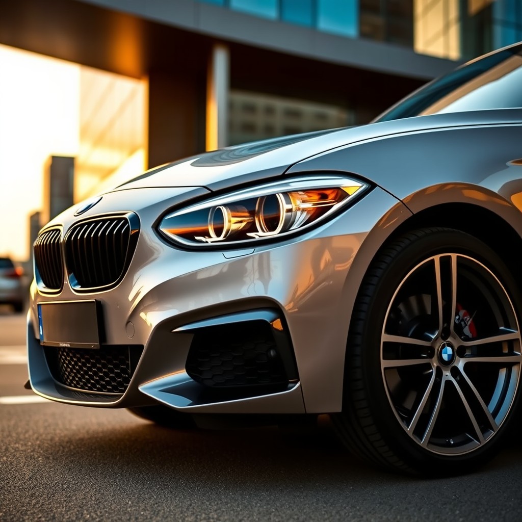 A sleek and stylish BMW 1 Series, capturing its dynamic design and sporty features