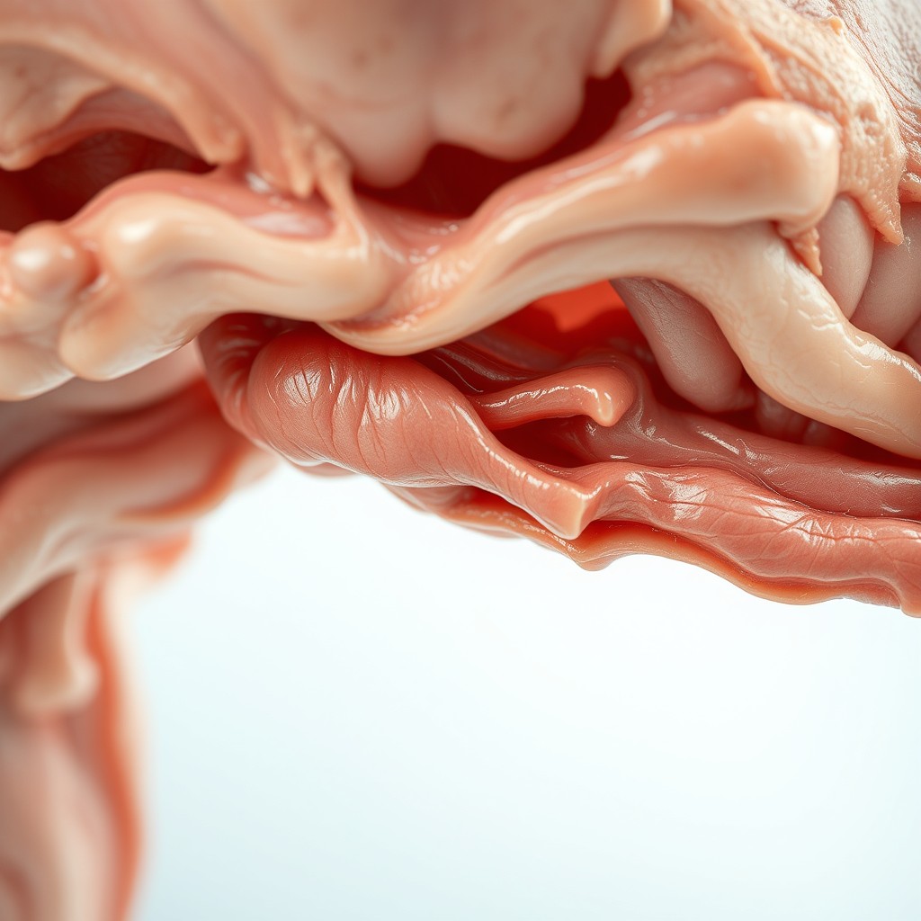 A close-up artistic representation of a klitoris, with intricate details showcasing the unique anatomy in a refined and educational manner