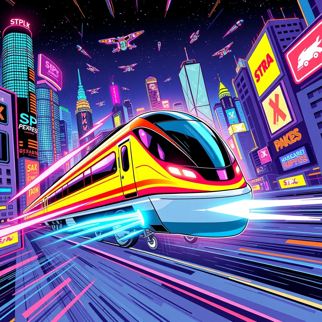 SPX Express: A High-Speed Adventure in a Neon Cityscape