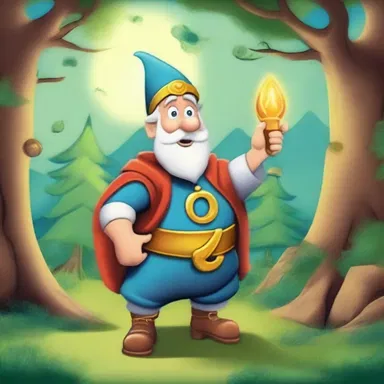 The cartoon character stumbled upon an enchanted antiquity that granted him magical powers.