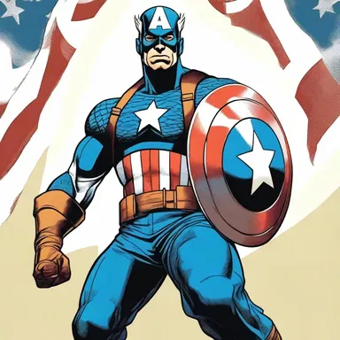 In the world of comics, the superhero Captain America is often depicted as a symbol of antiquity, representing a bygone era of heroism and patriotism.