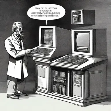 The joke about the ancient computer goes: Why did the computer go to the museum? Because it had too much antiquity!