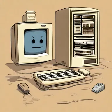 The joke about the ancient computer goes: Why did the computer go to the museum? Because it had too much antiquity!