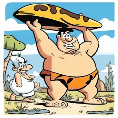 Cartoons like 'The Flintstones' playfully portray a prehistoric world, embracing the concept of antiquity in a whimsical and entertaining manner.