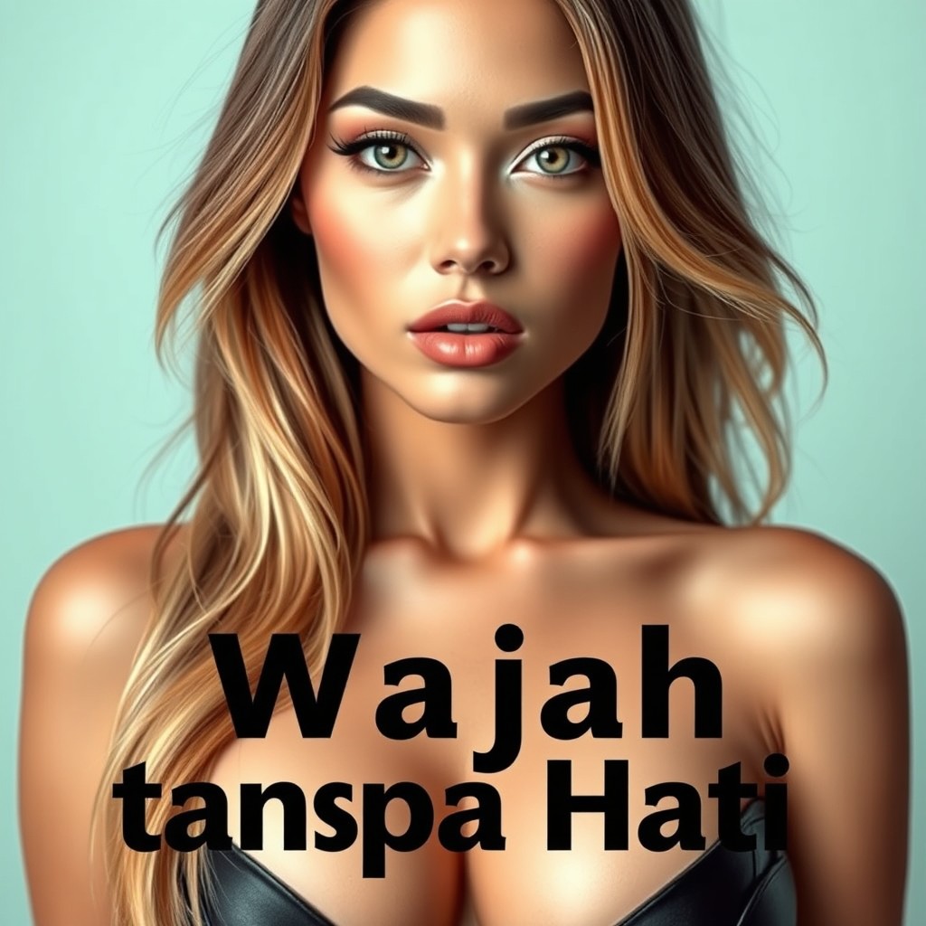 A stunningly beautiful woman with an elegant and captivating face, featuring long, flowing hair and fair skin