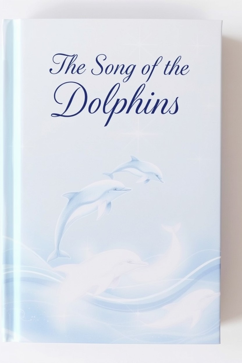 The front cover of a book titled 'The Song of the Dolphins', featuring a beautiful ethereal design