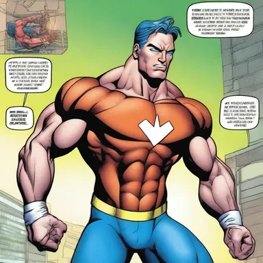 In the superhero comic series, the character uses an antispasmodic agent to control his uncontrollable muscle spasms.