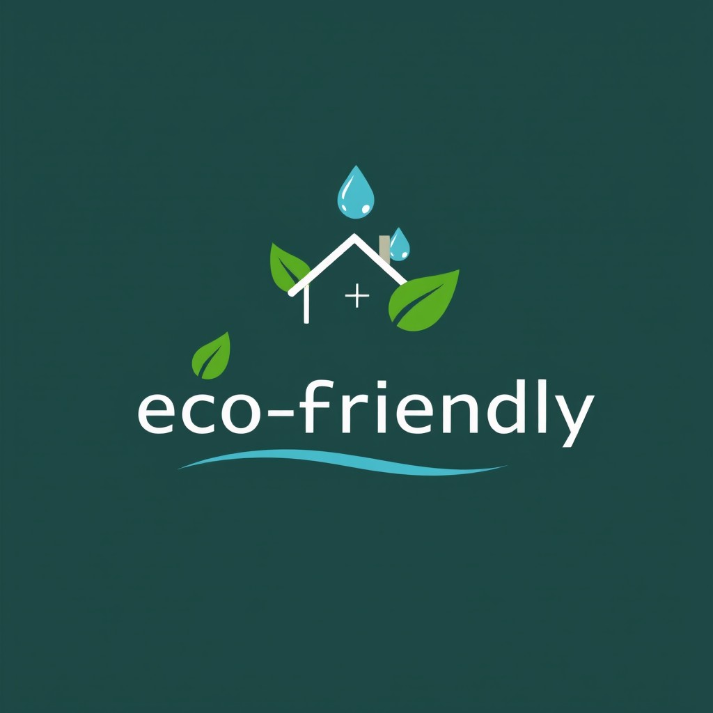 A logo design for an eco-friendly cleaning company