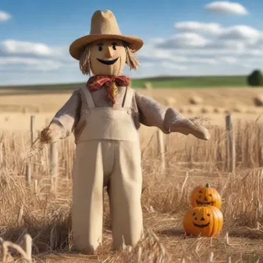 Antithetically, the man said to his friend, 'Why did the scarecrow win an award? Because he was outstanding in his field!'