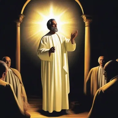 The preacher emphasized his point by antithetically comparing the darkness of sin with the light of salvation.
