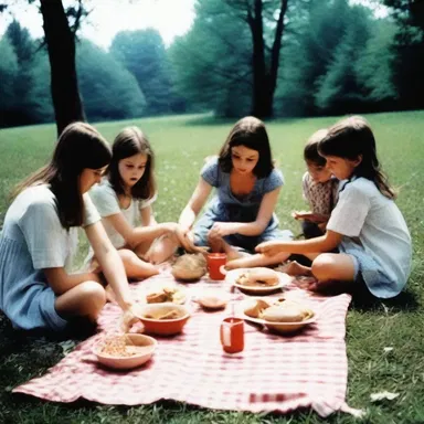 Antithetically, the horror movie began with a peaceful scene of a family picnic before descending into chaos and terror.