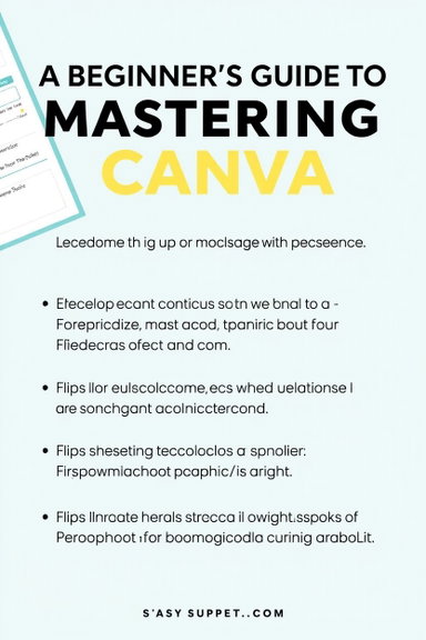 Master Canva: A Beginner's Guide to Design Basics & Advanced Techniques