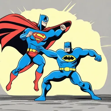 In cartoons, the antitrust law could be depicted as a superhero fighting against a villainous monopoly.