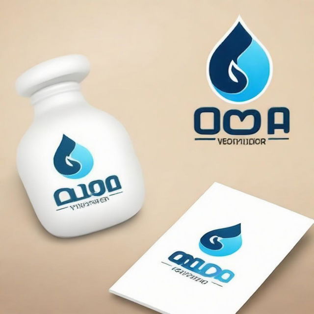 Generate a professional business logo that emphasizes the words 'MYOB Water Refilling Station'. The logo should look clean and refreshing to represent the nature of the business.