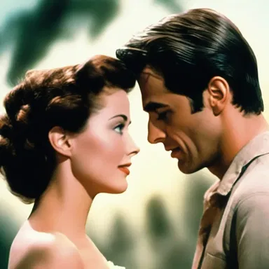 In the romantic film, the female lead is often depicted as the antitype of the male lead, creating a dynamic and contrasting relationship.