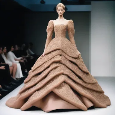 In the world of fashion, the avant-garde designer created a dress that served as the antitype of traditional evening gowns, challenging societal norms.