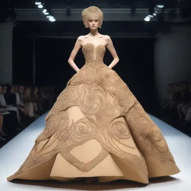 In the world of fashion, the avant-garde designer created a dress that served as the antitype of traditional evening gowns, challenging societal norms.