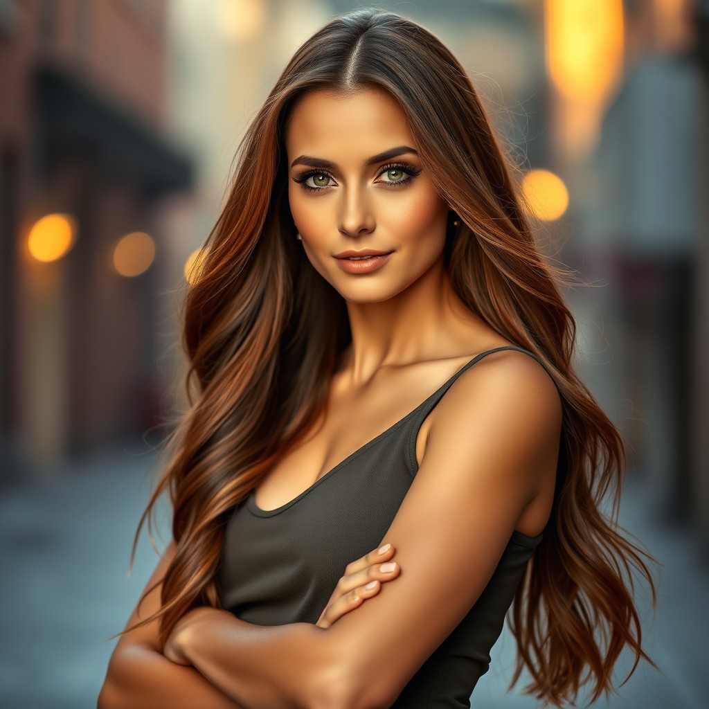 A stunning portrait of a confident woman named Patricia Tarka