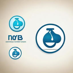 Create a business logo featuring the company name 'MYOB' and its nature of business, 'Water Refilling Station'. Use symbols related to water and refilling, ensuring a distinct and recognisable design.