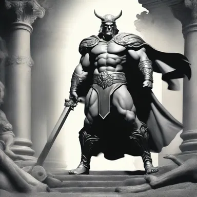 In mythology, the antonym of a 'hero' might be a 'villain'.