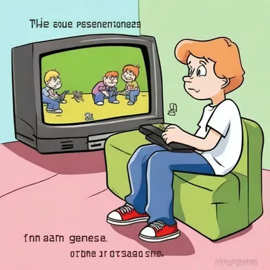 Kids nowadays don't watch cartoons any longer, they prefer video games.