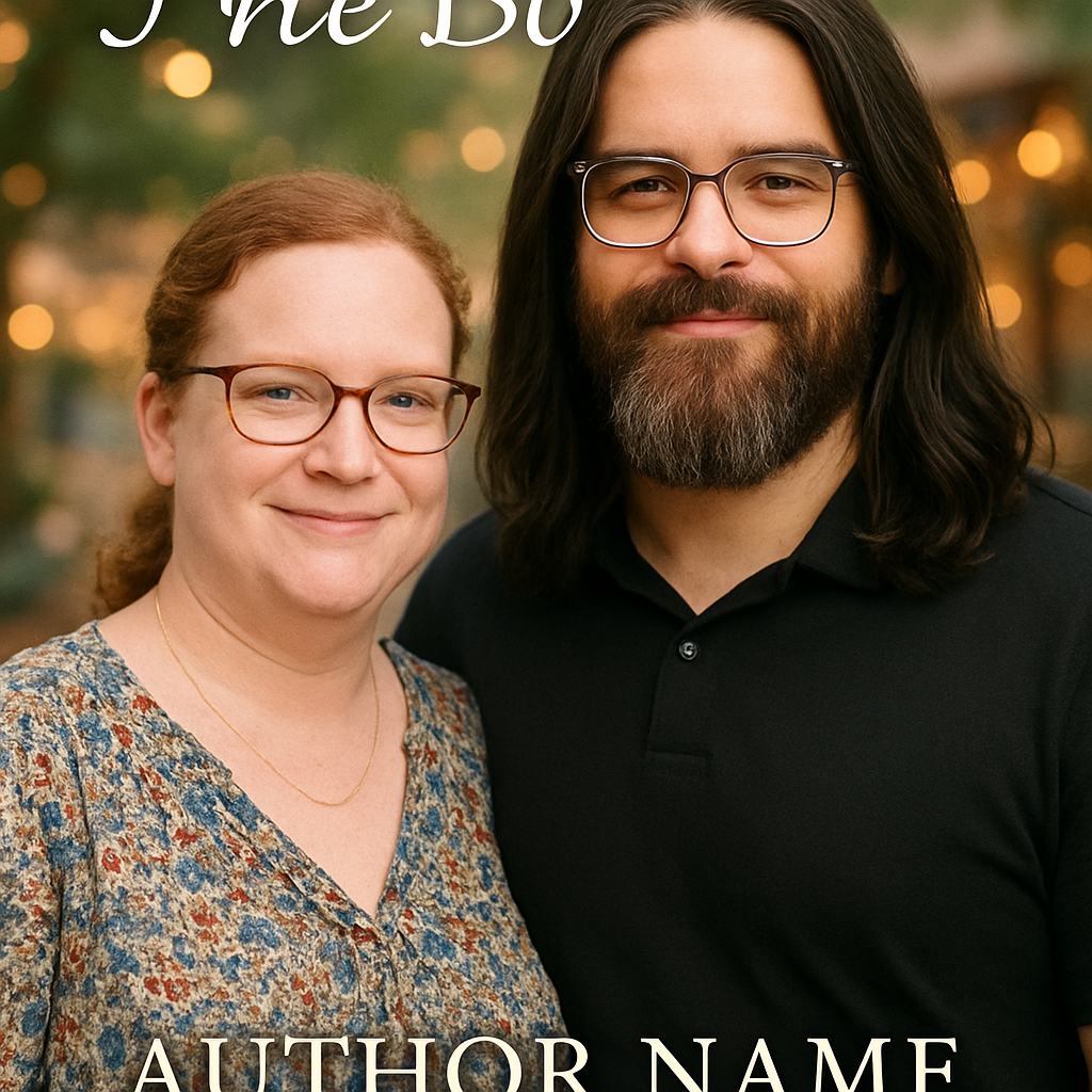 A romance novel cover using the faces in the picture