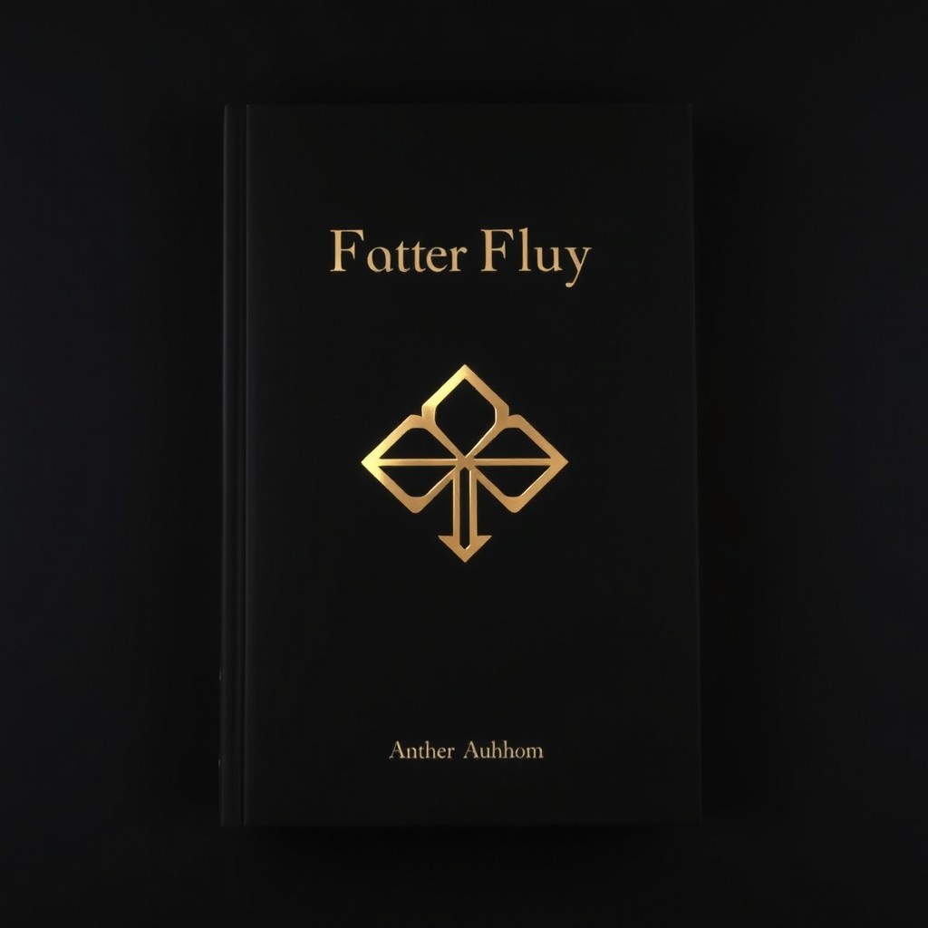 A striking book cover design featuring a solid black background that conveys elegance and mystery