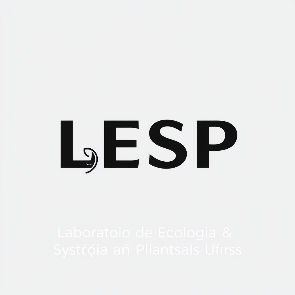 A minimalist logo design featuring the letters 'LESP' in a bold, modern font
