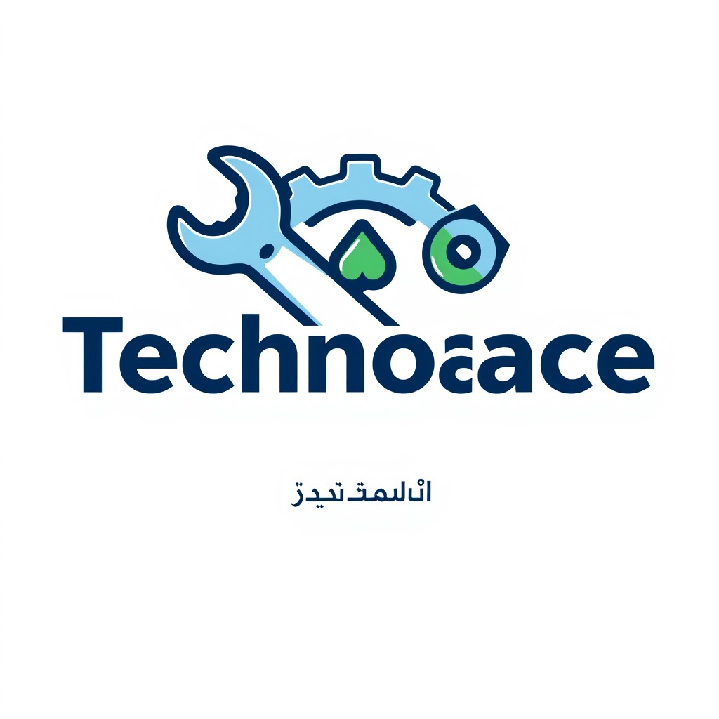 A clean and modern graphic design featuring the word 'Technoace' prominently displayed