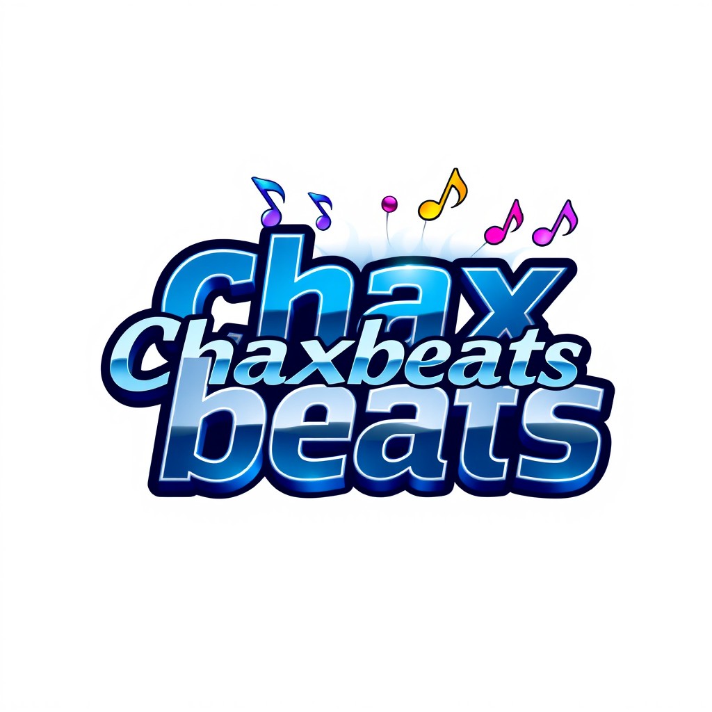 A creative logo design featuring the words "Chaxbeats" prominently displayed in a bold and modern font