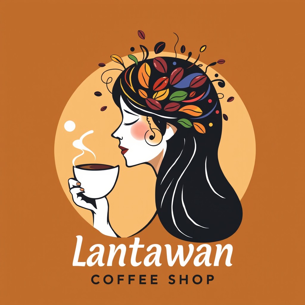A unique logo design for 'Lantawan Coffee Shop'