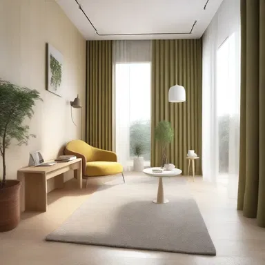 The design of the room incorporates elements that assist aphasic individuals in their daily activities.